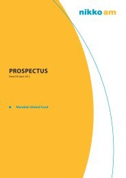 ProsPectus - Nikko AM Asia Limited