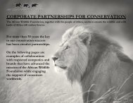corporate partnerships for conservation - The UK Sponsorship ...