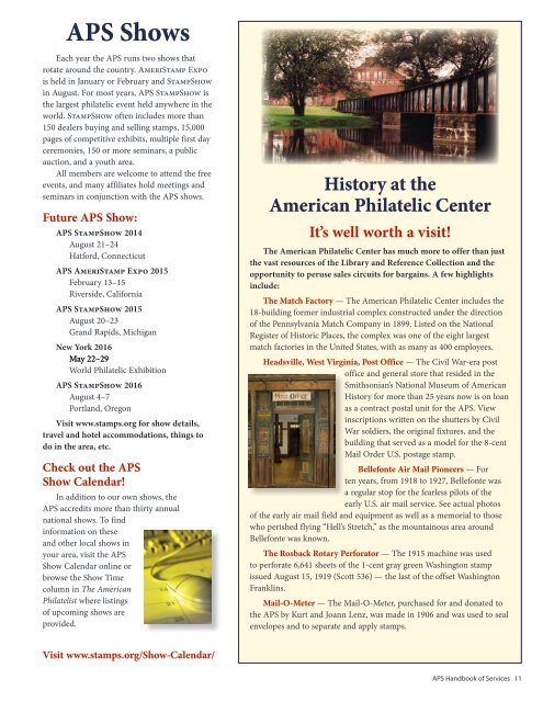 pdf format - American Philatelic Society