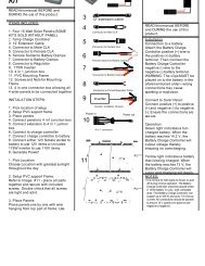 60W Kit Manual.pdf - SunForce Products Inc.