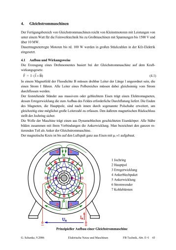 4. Gleichstrommaschinen - FB E+I: Home