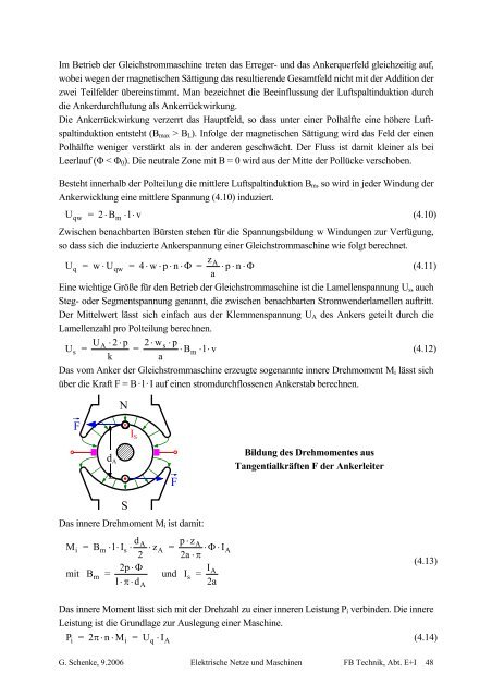 4. Gleichstrommaschinen - FB E+I: Home