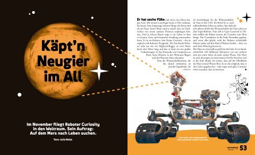 Auf Dem Mars Nach Leben Suchen Zeit Leo