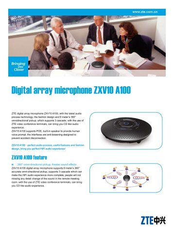 Digital array microphone ZXV10 A100