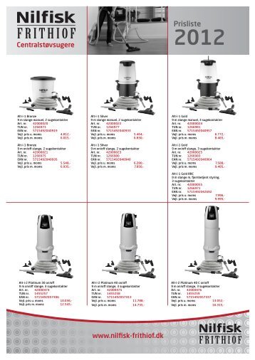 Prisliste - Nilfisk-ALTO