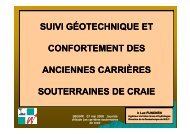 Carrières souterraines de la Malogne à Cuesmes Zone SNCB - sbgimr