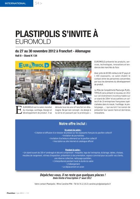 PLASTIQUES TRANSPARENTS : - Allize-Plasturgie