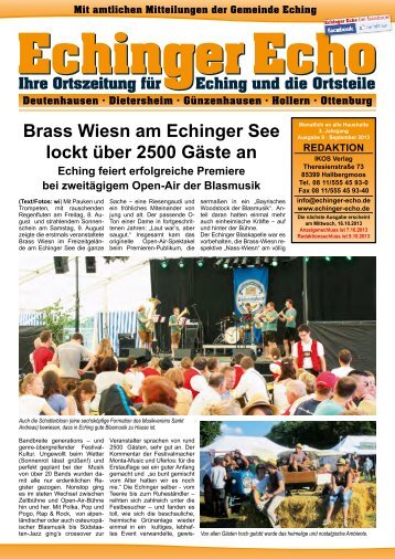 Echinger Echo 9 - Ausgabe September - Ikos Verlag