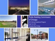 Presentation - the Public Building Commission of Chicago