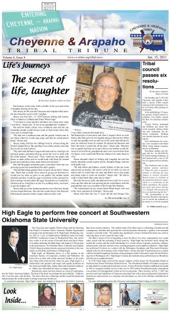 When Will The 2022 Chenneye And Arapaho Christmas Per Capchecks Be Sent Out The Secret Of Life, Laughter - Cheyenne And Arapaho Tribes