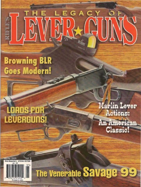 LEVER ACTIONS IN TWENTy-FIRST CENTURY ALASKA