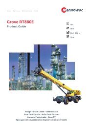 Grove RT880E - Trt