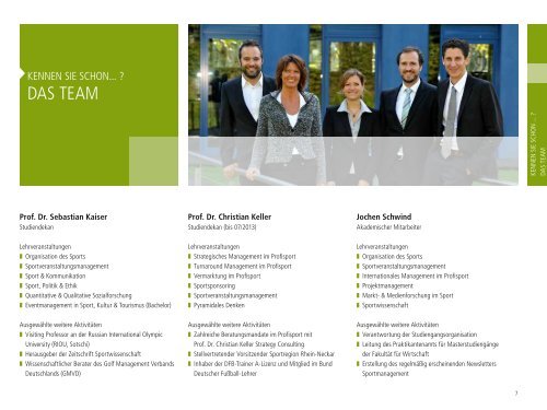 Jahresbericht Sportmanagement 2012/2013 - SRH Hochschule ...