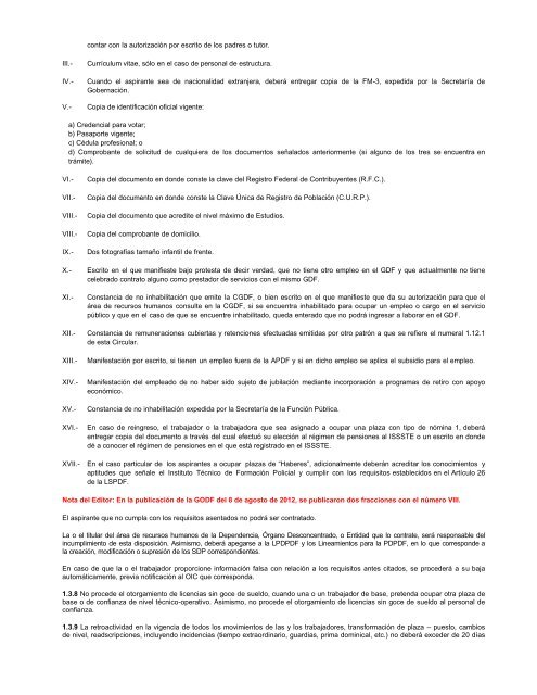 Circular Uno 2012 - Metro - Gobierno del Distrito Federal