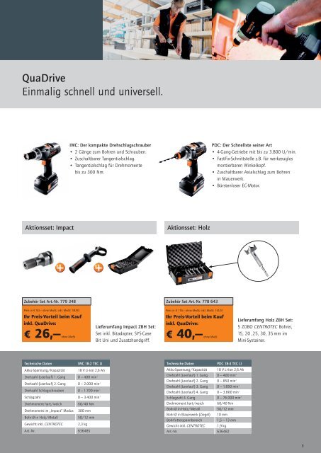 Holzbau Aktuell Maschinen und Zubehöre im ... - Protool GmbH