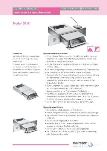 wurster blÃ¤tter Modell 51.01f.indd