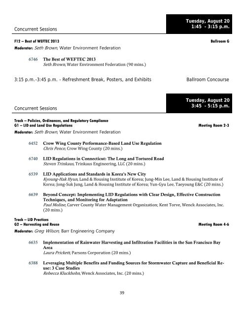 Final Program and Abstracts Book - College of Continuing Education