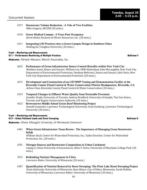 Final Program and Abstracts Book - College of Continuing Education