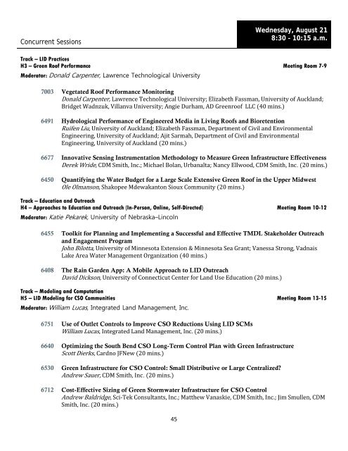 Final Program and Abstracts Book - College of Continuing Education