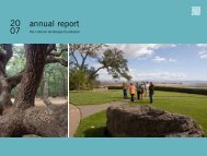 Annual Report, 2007 - The Cultural Landscape Foundation