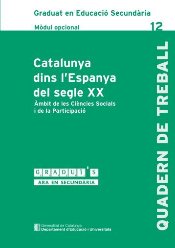 catalunya dins l'espanya del segle xx - Generalitat de Catalunya