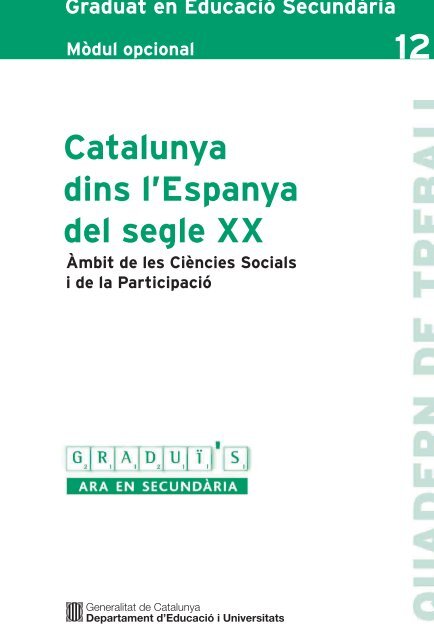 catalunya dins l'espanya del segle xx - Generalitat de Catalunya