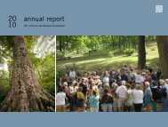 Annual Report, 2010 - The Cultural Landscape Foundation