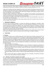 MODE D'EMPLOI - Weymuller ModÃ©lisme