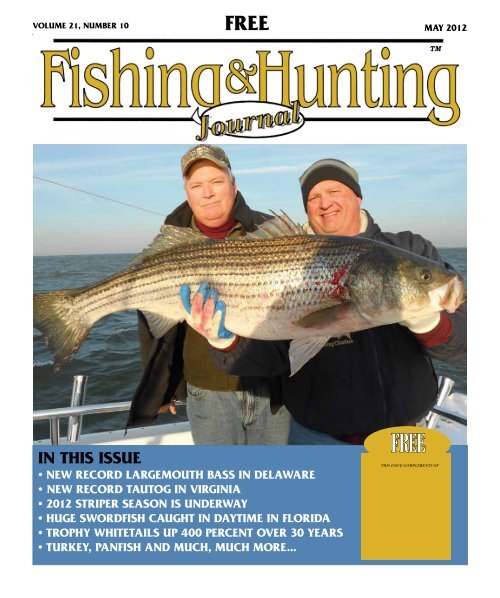 Free - Fishing and Hunting Journal