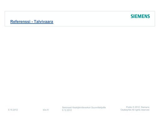 KeskijÃ¤nnitekojeistot, ilmaeristeinen vs. SF6-teknologia - Siemens