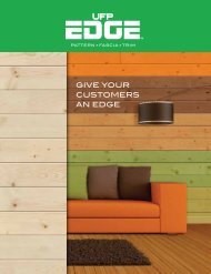 UFP-Edge Siding Products Brochure - for UT, CO, NM, WY, MT, NE ...
