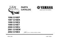 parts catalog - Yamaha Golf Cars USA