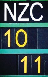 New Zealand Cricket Annual Report 2010 - 2011