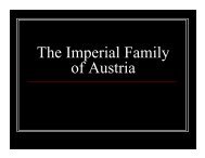 The Royal Hapsburg Family