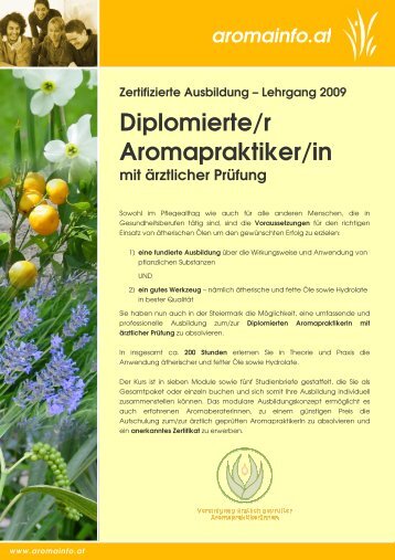 Diplomierte/r Aromapraktiker/in - Feeling