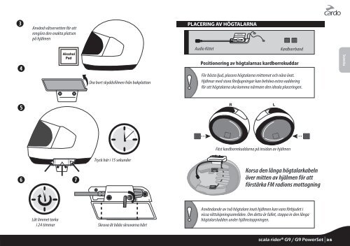 scala rider G9 / G9 PowerSet User Guide SW - Cardo Systems, Inc