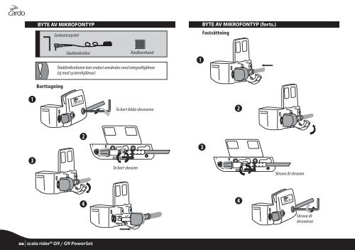 scala rider G9 / G9 PowerSet User Guide SW - Cardo Systems, Inc