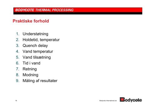 Varmebehandling af Aluminium - FMV