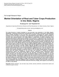 Market Orientation of Root and Tuber Crops Production in Imo State ...