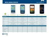 MITEL MOBILE DEVICES - Mitel NetSolutions