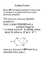 Vertex Cover - CS