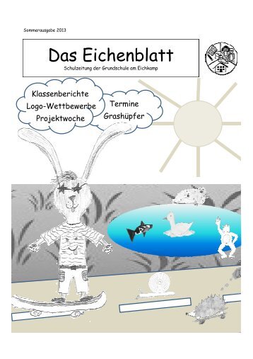 Eichenblatt Sommer 2013 - Grundschule am Eichkamp