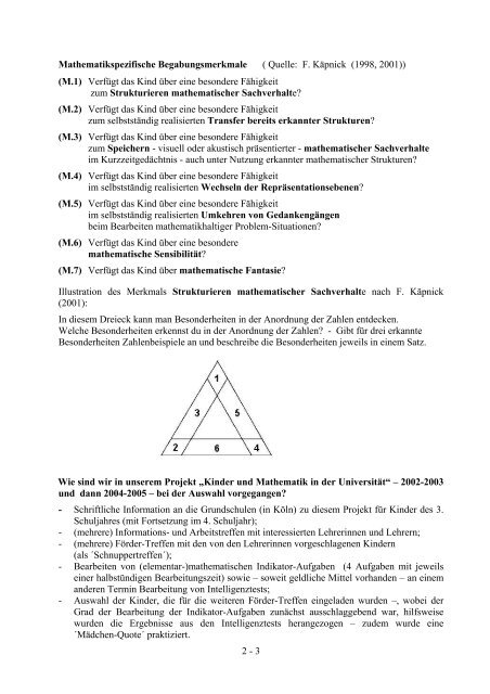 Mathematik in der Grundschule - Seminar fÃ¼r Mathematik und ihre ...