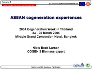 ASEAN cogeneration experiences - cogen 3