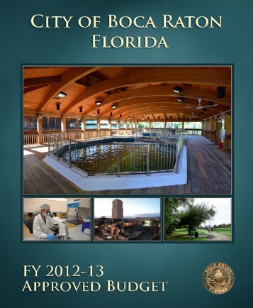 Approved Budget - City of Boca Raton