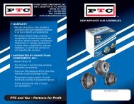 View Brochure - Power Train Components