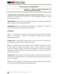 Ordem de Serviço nº 05/2009-DG/MP Disciplina a retirada de bens ...