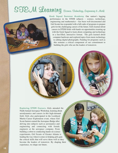 2009 Annual Report - Girl Scouts of Greater Atlanta