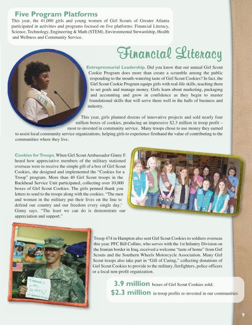 2009 Annual Report - Girl Scouts of Greater Atlanta
