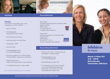 Flyer InfobÃ¶rse fÃ¼r Frauen 2012 (pdf 0,26 MB) - Uelzen